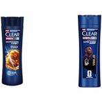 Clear Men Seti | Şampuan Saç Dökülmesine Karşı Kahve Çekirdeği Özü 350 ml x2 + Şampuan Vinícius Júnior 350 ml x2