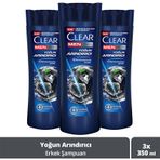 Clear Men Yoğun Arındırıcı Kepeğe Karşı Etkili Şampuan 3 x 350 ML