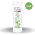 Clear Şampuan Bitkisel Sentez Kepeğe Karşı Etkili 350 ml - (12 Adet)