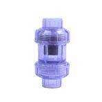 Clear UPVC DN15 True Union Swing (No Spring) Çek Valf, Salınım Çek Valfleri Geri Akış Önleme, Karter Pompası, Sulama, Havuz için Uygun