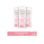 Clear Women 3x325 ml Yumuşak Parlak Kiraz Çiçeği Esansı Şampuan