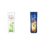Clear Women Kepeğe Karşı Etkili Şampuan Bitkisel Sentez Aloe Vera & Çay Ağacı Yağı 350 ml(2) Clear Men Kepeğe Karşı Etkili Şampuan Saç Dökülmesine Karşı Kahve Çekirdeği Özü 350 ml(1)