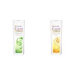 Clear Women Kepeğe Karşı Etkili Şampuan Bitkisel Sentez Aloe Vera & Çay Ağacı Yağı 350 ml(2) Clear Women Saç Dökülmesine Karşı Zencefil Özü Kepeğe Karşı Etkili Şampuan 350 ml(1)