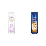 Clear Women Komple Bakım Vitamin Kompleksi Kepeğe Karşı Etkili Şampuan 350 ml(1) Clear Men Kepeğe Karşı Etkili Şampuan Saç Dökülmesine Karşı Kahve Çekirdeği Özü 350 ml(1)