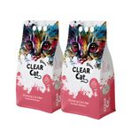 ClearCat Blanco Bebek Pudralı Kokulu Topaklanan Bentonit Kedi Kumu 10lt x 2 Adet