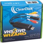 ClearClick Vhs To Dvd Wizard With Usb Video Grabber & Free Usa Tech Support Tv Kartı