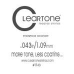 Cleartone Acoustic Phos-Bronze 043 Tek Tel Akustik Gitar Tek Tel