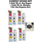 Clemency 1.0 Siyah Bitkisel Içerikli Saç Boyası 60 ml + %6 20 Volume Oksidan 90 ml