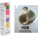 Clemency 908 Küllü Bej Sarı Bitkisel İçerikli Tüp Saç Boyası + 90 ml Oksidan