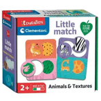 Clementoni 16719TR Little Match Hayvanlar ve Dokular +2 Yaş Eğitici Kart