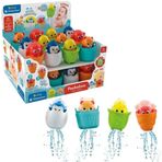 Clementoni 17655 Baby Saklanan bebek oyuncak 6 ay Su Arkadaşları Banyo Oyuncağı