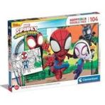 Clementoni 25727 60 Parça Double Face Coloring Spidy and His Amazing Friends Puzzle