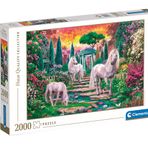 Clementoni 32575 Classic Garden Unicorns 2000 Parça Puzzle