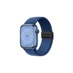 clemon Watch 38mm-40mm-41mm 12345678 Se Uyumlu Flexi Magnet Kordon (Güçlü Mıknatıs) Lacivert