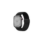 clemon Watch 38mm-40mm-41mm 12345678 Se Uyumlu Flexi Magnet Kordon (Güçlü Mıknatıs) Siyah