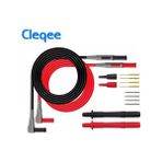 Cleqee P1300A 12 Parça Çok Işlevli Değiştirilebilir Multimetre Probu Test Ölçüm Kablo Kiti - 1 metre - test probu