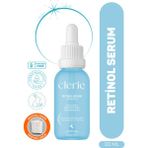 Clerie Anti-Aging Retinol Serum %0.3 + %2.5 Bakuchiol – Kolajen Destekleyici & Cilt Onarıcı - Bitkisel Yaşlanma Ve Kırışıklık Karşıtı C Vitamini İçeren Serum