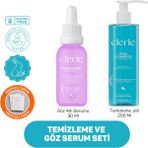 Clerie Kahve Çekirdeği Özlü Koyu Halka Karşıtı Karşıtı Göz Altı Serumu & Aşırı Yağlanma Karşıtı ve Sebum Dengeleyici Gözenek Temizleyici Yüz Yıkama Jeli - CLGJ