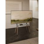 Cletech Raflı Şövalye Tipi Tv Standı 49"-86" | Ahşap & Metal | 50 kg Taşıma Kapasiteli | Yükseklik Ayarlı