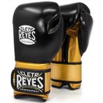 Cleto Reyes Boks Eldiveni , Kickboks Eldiveni , Muaythai Eldiveni , Mma Eldiveni - Altın - Siyah - 10 oz