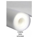 Clevora Premium 3 Metre Pıtırcıklı Kaydırmaz Şeffaf Raf Örtüsü Halı Kaydırmaz 45 CmX3M Kalın Kaliteli Folyo