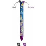 Clıck0021 Ikı Renklı Tukenmez Kalem Fusya&Sıyah Alı
