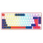Clicky 75 Üç Renkli Mekanik Hisli RGB Türkçe Q Membrane Oyuncu Klavyesi