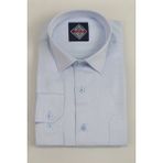 Cliente Fistan Store Erkek Açık Mavi Düz Klasik Kesim Rahat Kalıp Tek Cepli Uzun Kollu Yazlık Gömlek - 2XL