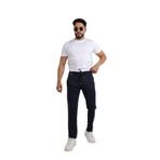 cliento Modern Tarz Desenli Örme Jogger Erkek Pantolon Lacivert XL