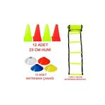 Clifton Antrenman Seti 4 Metre Merdiven + Huni + Küçük Çanak Set, Tek Ebat, STTFTBCLFSET, KARIŞIK