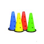 Clifton Delikli Antrenman Hunisi Kauçuk Tabanlı Huni, Sarı Delikli Huni (40 CM)