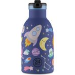 Clima Bottle Space Friends Pipetli Paslanmaz Çelik Termos 330 ml - Renkli - 1