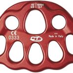 Climbing Technology CT L637 5 Delikli Kırmızı Alüminyum Dağıtım Plakası