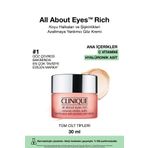Clinique All About Eyes Rich™ Hyalüronik Asit Ve Kafein Içeren Yoğun Göz Kremi 30ml | Şişkinlik Ve Koyu Halka