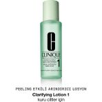 Clinique Arındırıcı Losyon Tonik 200 ml Peeling Etkili Kuru Ciltler İçin Yağ Fazlalığını Yok Eder