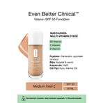 Clinique Even Better Clinical Vitamin Makeup SPF 50 Fondöten - Renk: Medium Cool 2 - 30ml | C Vitamini
