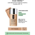 Clinique Even Better™ Doğal Bitişli Fondöten Spf 15 - Renk: Cn 70 Vanilla 30ml | C Vitamini