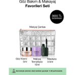 Clinique Göz Bakım & Makyaj Favorileri Seti - Göz kremi 15ml, Balm 15ml, Maskara 3.5ml, Çanta