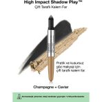 Clinique High Impact Shadow Play Çift Taraflı Kalem Far - Champagne Caviar 4ml