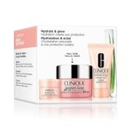 CLINIQUE Moisture Surge Cilt Bakım Seti- SPF25 Nemlendirici Yüz Kremi 50 ml, Nem Maskesi 30 ml, Göz Kremi 5ml