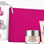 CLINIQUE Moisture Surge Megastars 3 Ürünlü Nemlendirici Seti - Yüz Kremi 50 ml, Maske 30 ml, Balm 7ml, Çanta
