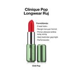 Clinique Pop Longwear™ Gün Boyu Kalıcı Ruj - Renk: Chilli Pop 3.9g | Mat Bitiş