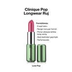 Clinique Pop Longwear™ Gün Boyu Kalıcı Ruj - Renk: Love Pop 3.9g | Parlak Bitiş