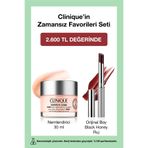Clinique Zamansız Favoriler Seti - Orijinal Boy Black Honey Ruj + Moisture Surge Nemlendirici Yüz Kremi 30 ml