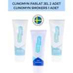 Clinomyn 2x75 ml Smokers + 75 ml Temizle Parlat Diş Beyazlatan ve Parlatan Fresh Jel Diş Macunu