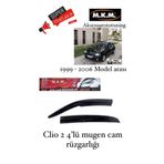 CLİO 2 1999-2006 MODEL ARASI 4'LÜ MUGEN CAM RÜZGARLIGI