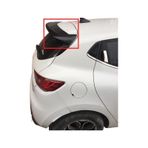 Clio 4 Fiber Spoiler Beyaz Boyalı