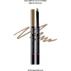 CLIO İnce Altıgen Uçlu Kaş Kalemi Clio Kill Brow Auto Hard Brow Pencil (03 Peanut Brown)