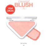 CLIO Katmanlanabilir Yumuşak Dokulu Işıltılı Bitiş Sunan Allık Essential Blush Tap (S201 Coral Posy)