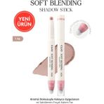 Clio Kremsi, Kolayca Uygulanan ve Sabitlenen Fırçalı Kalem Far Soft Blending Shadow Stick (M201) - M201 Cashmere Mute